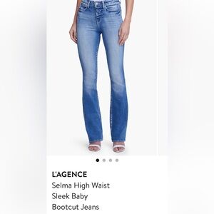 L’AGENCE Selma high waist baby boot Jean